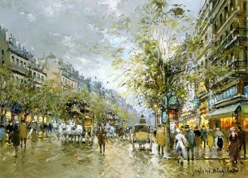 AB boulevard des capucines 1 Paris Peinture à l'huile